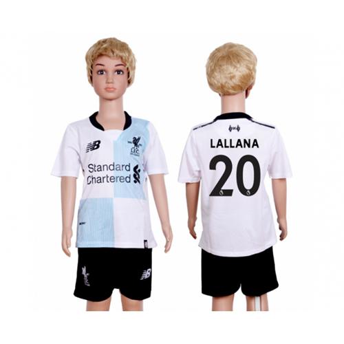 Liverpool #20 Lallana Away Kid Soccer Club Jersey Liverpool #20 Lallana Away Kid Soccer Club Jersey