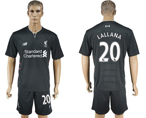 Liverpool #20 Lallana Away Soccer Club Jersey