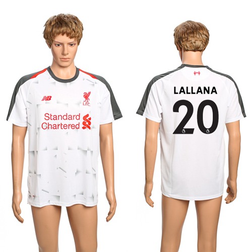 Liverpool #20 Lallana Away Soccer Club Jersey Liverpool #20 Lallana Away Soccer Club Jersey