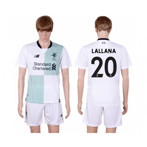 Liverpool #20 Lallana Away Soccer Club Jersey