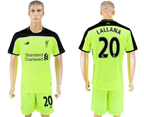 Liverpool #20 Lallana Sec Away Soccer Club Jersey