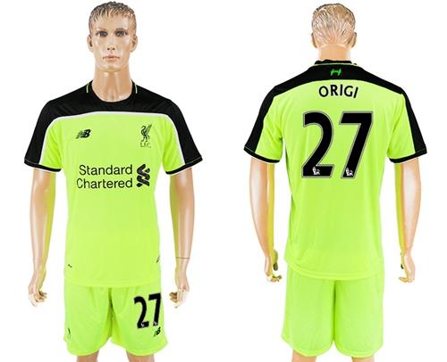 Liverpool #27 Origi Sec Away Soccer Club Jersey Liverpool #27 Origi Sec Away Soccer Club Jersey