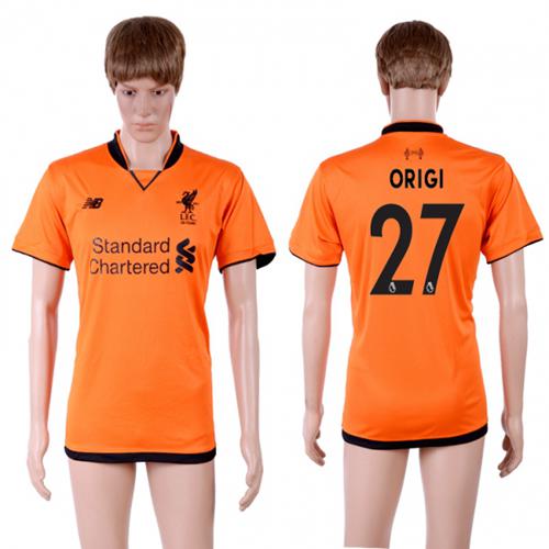 Liverpool #27 Origi Sec Away Soccer Club Jersey Liverpool #27 Origi Sec Away Soccer Club Jersey