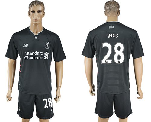 Liverpool #28 Ings Away Soccer Club Jersey Liverpool #28 Ings Away Soccer Club Jersey