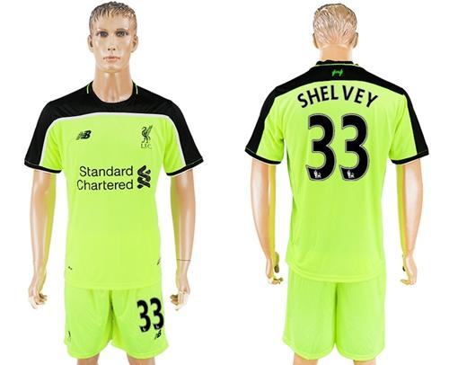 Liverpool #33 Shelvey Sec Away Soccer Club Jersey Liverpool #33 Shelvey Sec Away Soccer Club Jersey