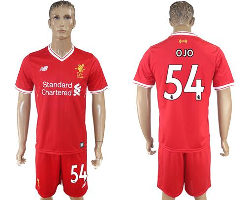 Liverpool #54 OJO Red Home Soccer Club Jersey