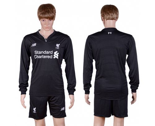 Liverpool Blank Away Long Sleeves Soccer Club Jersey Liverpool Blank Away Long Sleeves Soccer Club Jersey