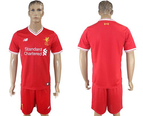 Liverpool Blank Red Home Soccer Club Jersey Liverpool Blank Red Home Soccer Club Jersey