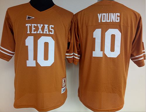 Longhorns #10 Vince Young Orange Women's Stitched NCAA Jersey Longhorns #10 Vince Young Orange Women's Stitched NCAA Jersey
