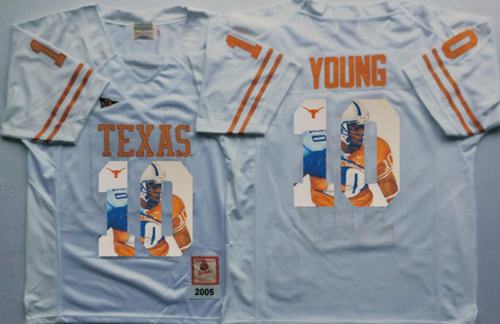 Longhorns #10 Vince Young White Player Fashion Stitched NCAA Jersey Longhorns #10 Vince Young White Player Fashion Stitched NCAA Jersey