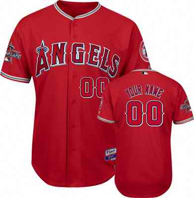 Los Angeles Angels Of Anaheim Red Man Custom Jerseys Los Angeles Angels Of Anaheim Red Man Custom Jerseys