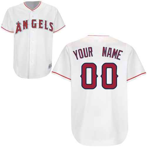 Los Angeles Angels Of Anaheim White Man Custom Jerseys Los Angeles Angels Of Anaheim White Man Custom Jerseys