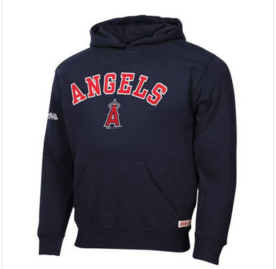 Los Angeles Angels of Anaheim Fastball Fleece Navy Blue Pullover MLB Hoodie