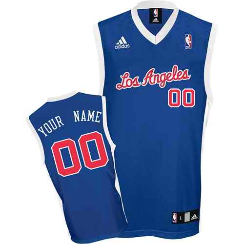 Los Angeles Clippers Custom Blue Alternate Jersey