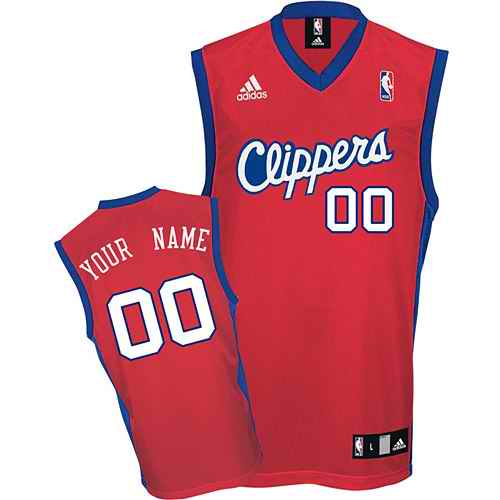 Los Angeles Clippers Youth Custom Red Jersey