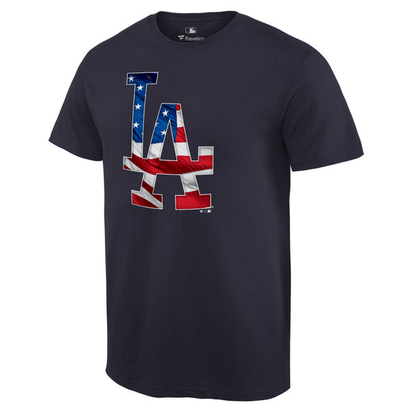 Los Angeles Dodgers Big & Tall Banner Wave T-Shirt - Navy