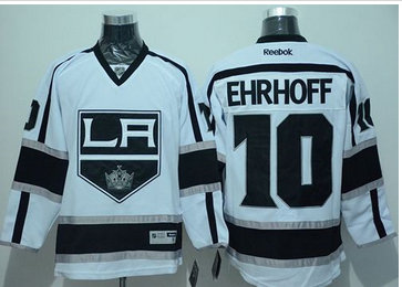 Los Angeles Kings #10 Christian Ehrhoff White Stitched NHL Jersey Los Angeles Kings #10 Christian Ehrhoff White Stitched NHL Jersey