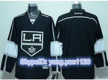 Los Angeles Kings Blank Black Home Stitched NHL Jersey