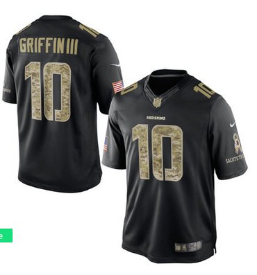 MEN'S WASHINGTON REDSKINS ROBERT GRIFFIN III NIKE BLACK SALUTE TO SERVICE Limited JERSEY MEN'S WASHINGTON REDSKINS ROBERT GRIFFIN III NIKE BLACK SALUTE TO SERVICE Limited JERSEY