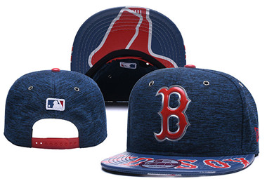 MLB Boston Red Sox Team Logo Navy Adjustable Hat