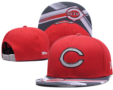 MLB Cincinnati Reds Team Logo Red Snapback Adjustable Hat GS