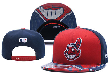 MLB Cleveland Indians Stitched Snapback Adjustable Hat T7