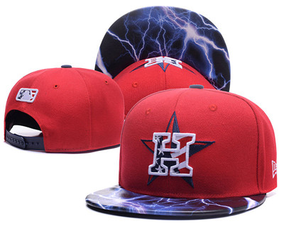 MLB Houston Astros USA Flag Logo Red Adjustable Hat LH MLB Houston Astros USA Flag Logo Red Adjustable Hat LH