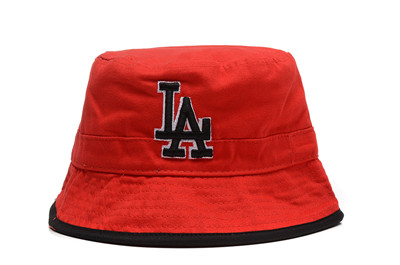 MLB Los Angeles Dodgers Team Logo Red Wide Brim Hat LX