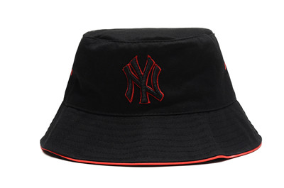 MLB New York Yankees Team Logo Black Wide Brim Hat LX