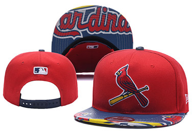 MLB St. Louis Cardinals USA Flag Logo Red Adjustable Hat L569