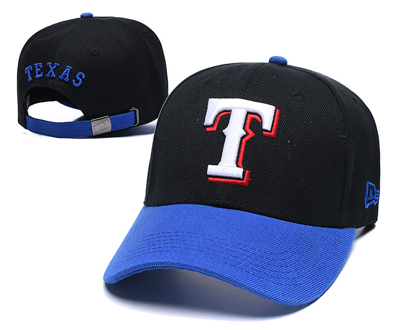 MLB Texas Rangers USA Flag Logo Navy Adjustable Hat
