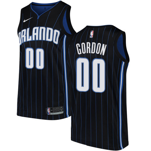 Magic #00 Aaron Gordon Black Women's Basketball Swingman Statement Edition Jersey