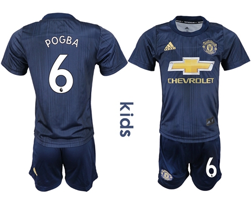 Manchester United #6 Pogba Third Kid Soccer Club Jersey Manchester United #6 Pogba Third Kid Soccer Club Jersey