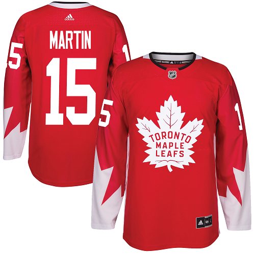 Maple Leafs #15 Matt Martin Red Alternate Stitched Youth NHL Jersey Maple Leafs #15 Matt Martin Red Alternate Stitched Youth NHL Jersey