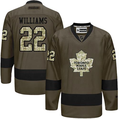 Maple Leafs #22 Tiger Williams Green Salute to Service Stitched NHL Jersey Maple Leafs #22 Tiger Williams Green Salute to Service Stitched NHL Jersey