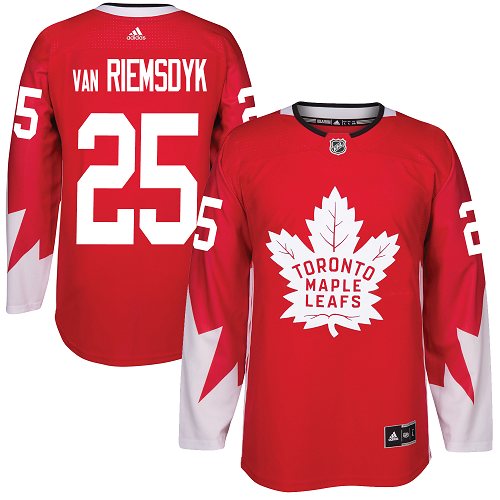Maple Leafs #25 James Van Riemsdyk Red Alternate Stitched Youth NHL Jersey