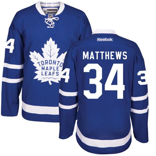 Maple Leafs #34 Auston Matthews Blue Home Stitched Youth NHL Jersey Maple Leafs #34 Auston Matthews Blue Home Stitched Youth NHL Jersey