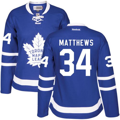 Maple Leafs #34 Auston Matthews Blue Home Women's Stitched NHL Jersey Maple Leafs #34 Auston Matthews Blue Home Women's Stitched NHL Jersey