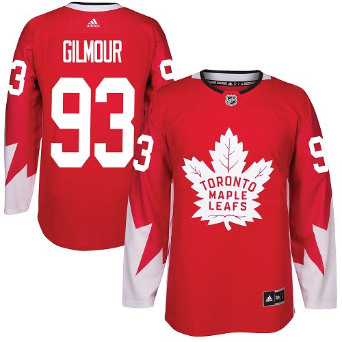 Maple Leafs #93 Doug Gilmour Red Alternate Stitched Youth NHL Jersey Maple Leafs #93 Doug Gilmour Red Alternate Stitched Youth NHL Jersey