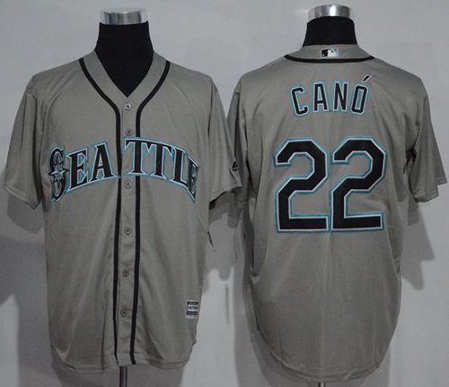 Mariners #22 Robinson Cano Grey New Cool Base Stitched MLB Jersey Mariners #22 Robinson Cano Grey New Cool Base Stitched MLB Jersey