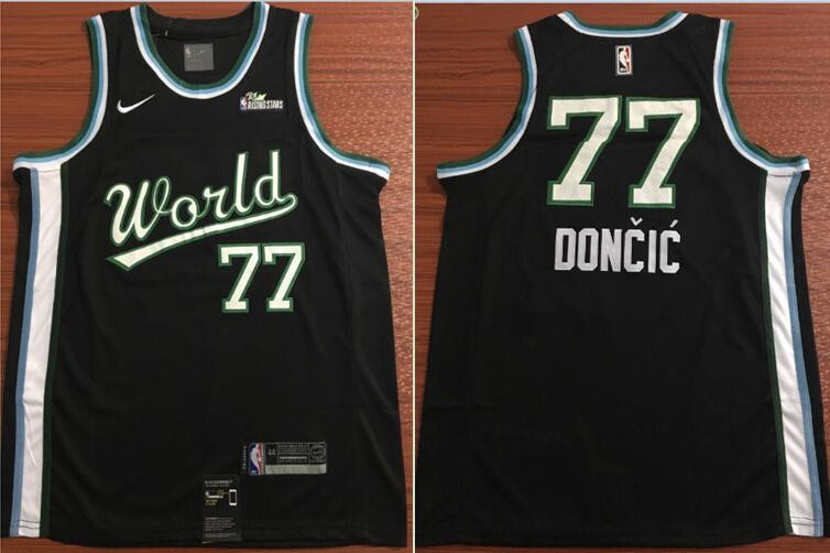 Mavericks 77 Luka Doncic Black 2019 NBA All Star Game Jordan Brand Swingman Jersey Mavericks 77 Luka Doncic Black 2019 NBA All Star Game Jordan Brand Swingman Jersey