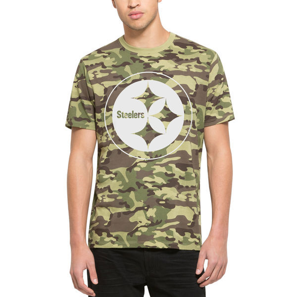 Men's Pittsburgh Steelers '47 Camo Alpha T-Shirt Men's Pittsburgh Steelers '47 Camo Alpha T-Shirt
