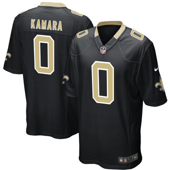 Men's Alvin Kamara New Orleans Saints Nike 2017 Draft Pick Game Jersey - Black