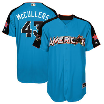 Men's American League Astros Lance McCullers Majestic Blue 2017 MLB All-Star Game Home Run Derby Player Jersey Men's American League Astros Lance McCullers Majestic Blue 2017 MLB All-Star Game Home Run Derby Player Jersey