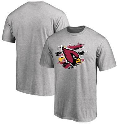 Men's Arizona Cardinals NFL Pro Line Heathered Gray True Color T-Shirt