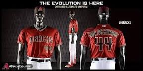 Men's Arizona Diamondbacks#44 Paul Goldschmidt Majestic Red Official Cool Base Player Jersey