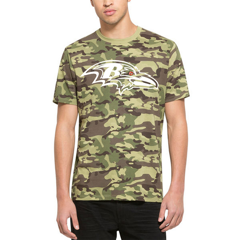 Men's Baltimore Ravens  '47 Camo Alpha T-Shirt