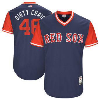 Men's Boston Red Sox Craig Kimbrel Dirty Craig Majestic Navy 2017 Players Weekend Authentic Jersey Men's Boston Red Sox Craig Kimbrel Dirty Craig Majestic Navy 2017 Players Weekend Authentic Jersey