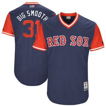 Men's Boston Red Sox Drew Pomeranz Big Smooth Majestic Navy 2017 Players Weekend Authentic Jersey Men's Boston Red Sox Drew Pomeranz Big Smooth Majestic Navy 2017 Players Weekend Authentic Jersey