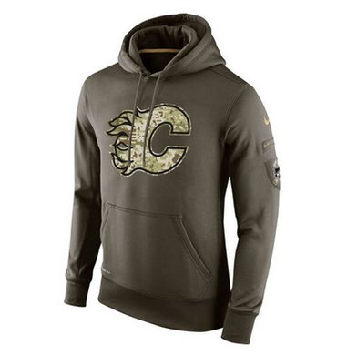 Men's Calgary Flames Nike Salute To Service NHL Hoodie